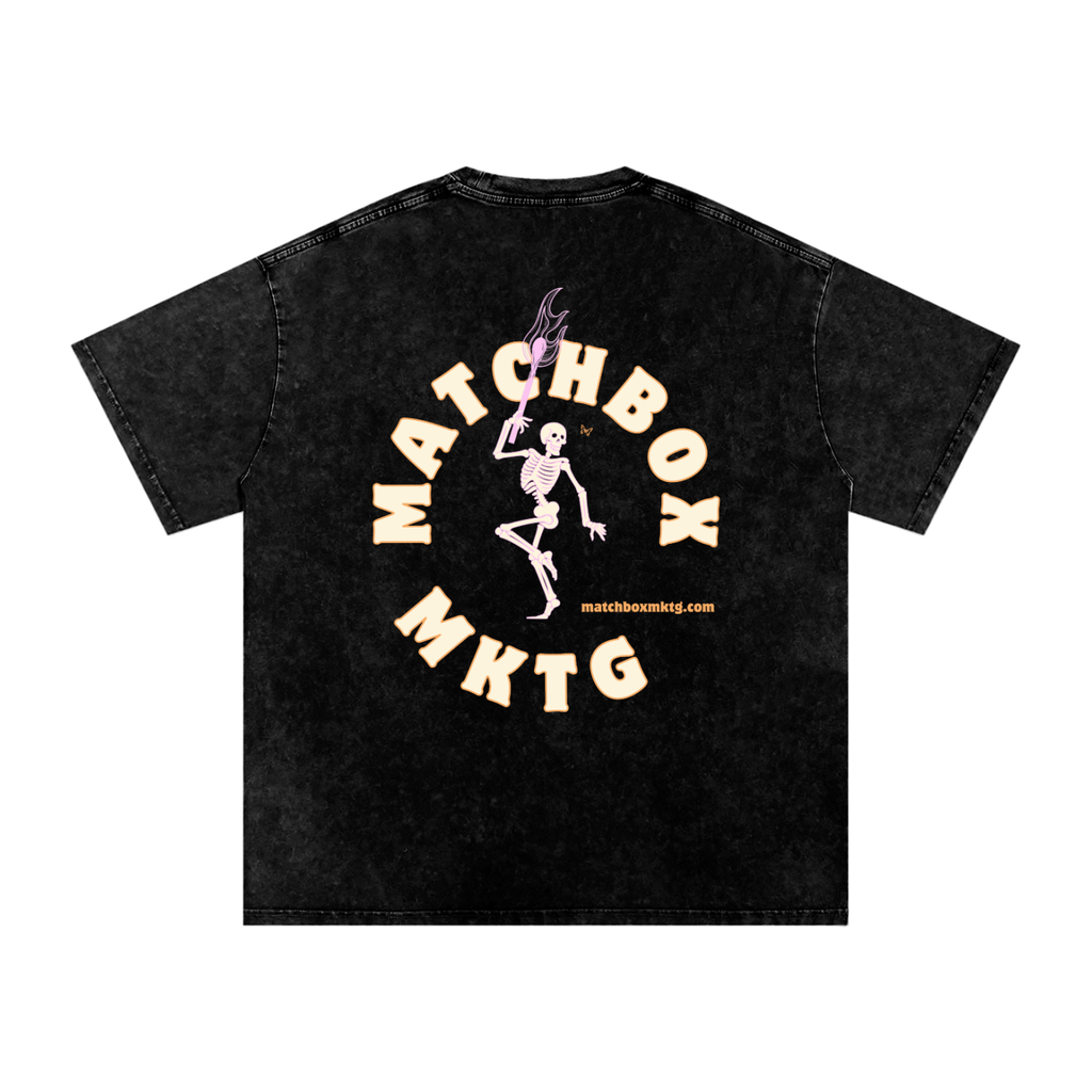 Matchbox Marketing Original • Snow Washed Oversized Cotton T-Shirt