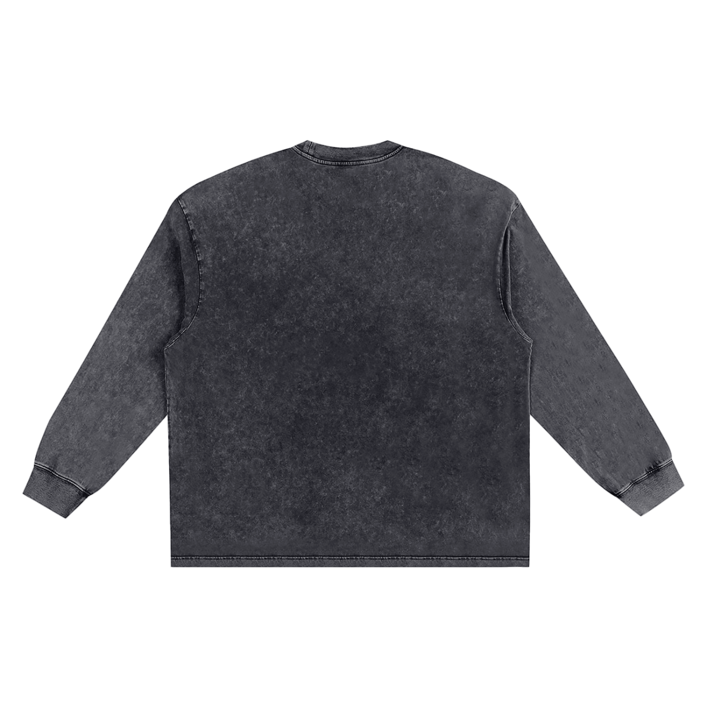 Boxed In • Men's Snow Washed Frayed Edge Longsleeve