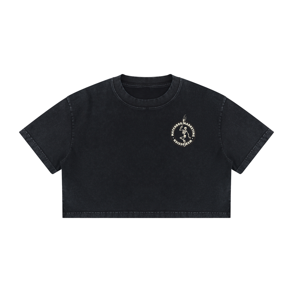 Moody Board • Matchbox Mineral Wash Cotton Crop Top