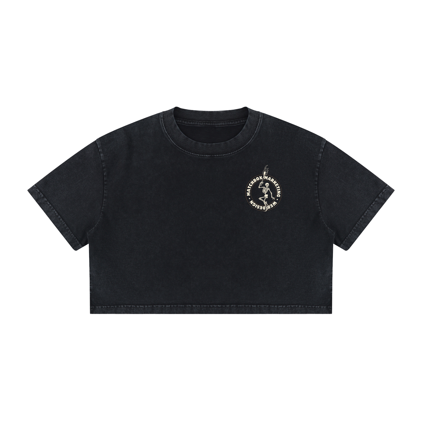 Moody Board • Matchbox Mineral Wash Cotton Crop Top