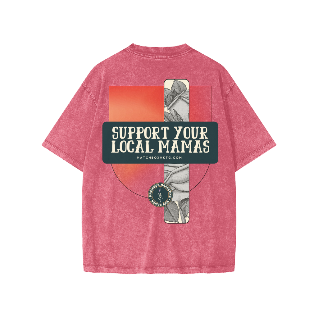 Floral Mama • Snow Washed Kids' T-Shirt