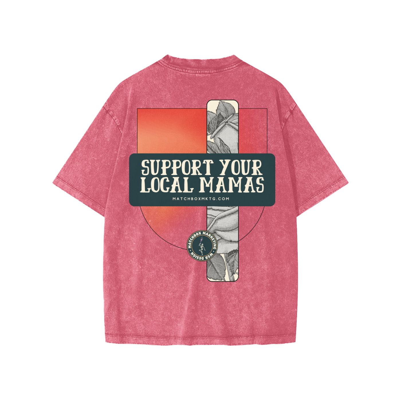 Floral Mama • Snow Washed Kids' T-Shirt