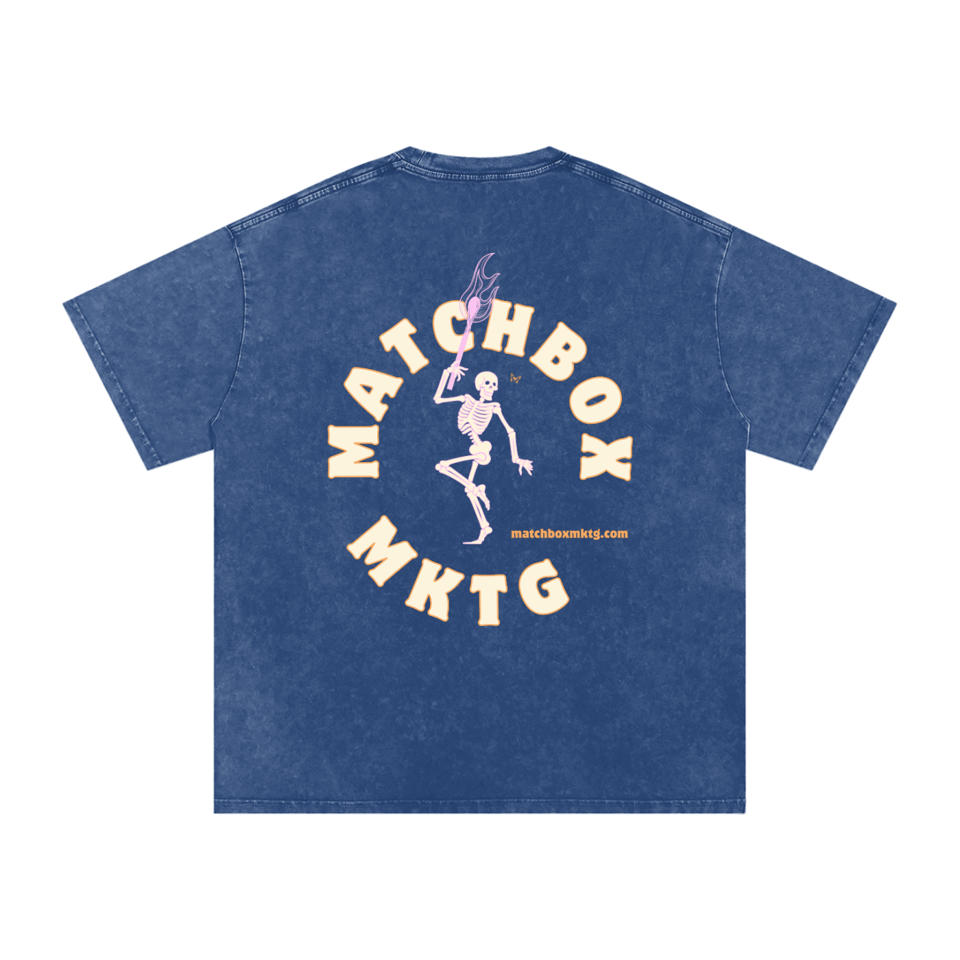 Matchbox Marketing Original • Snow Washed Oversized Cotton T-Shirt