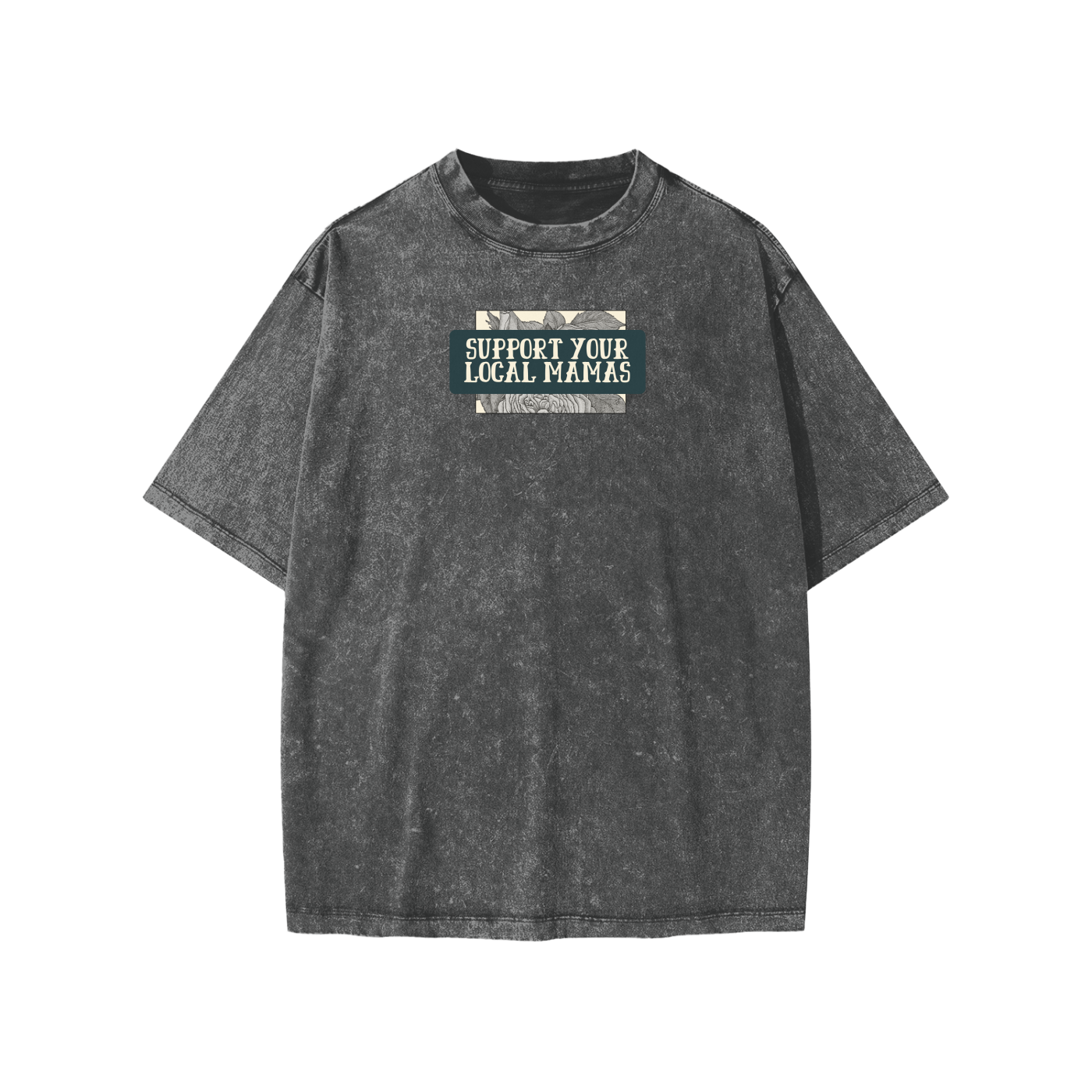 Floral Mama • Snow Washed Kids' T-Shirt
