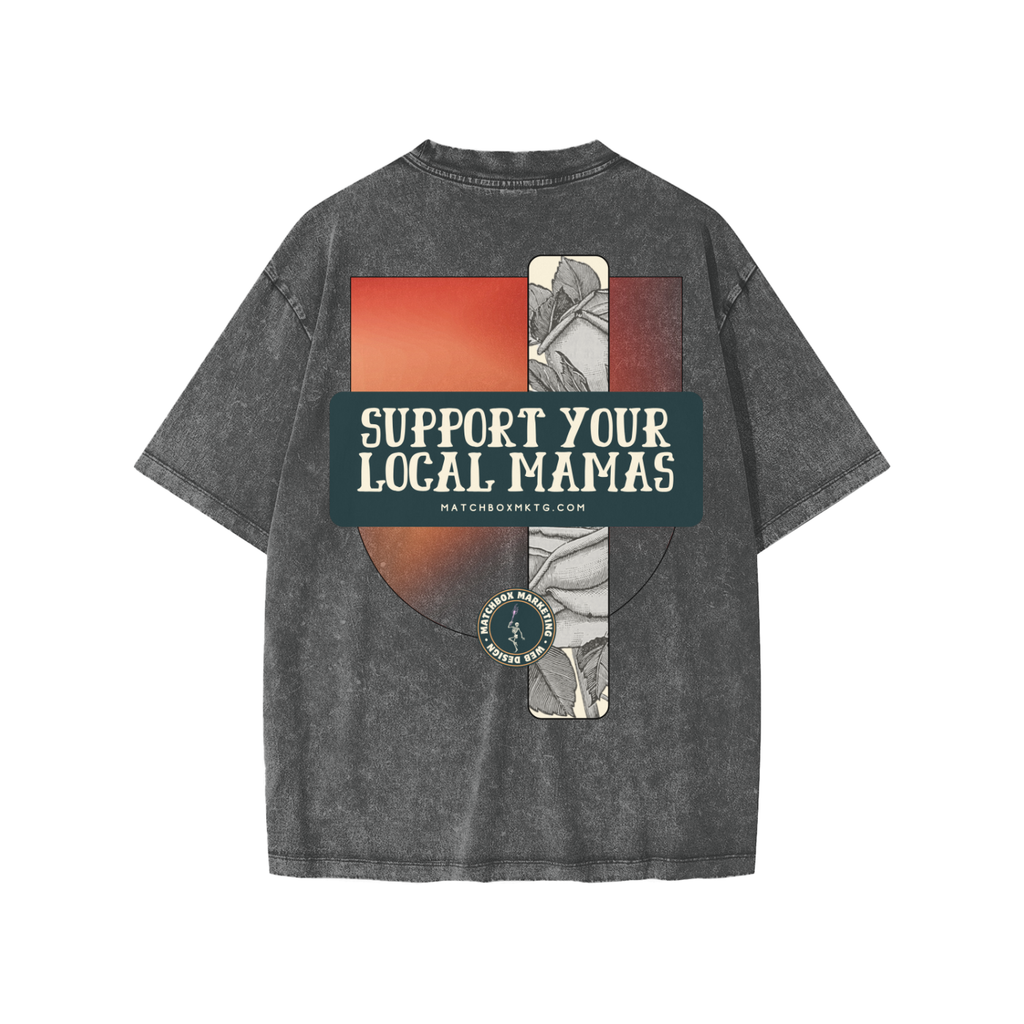 Floral Mama • Snow Washed Kids' T-Shirt