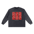 Boxed In • Men's Snow Washed Frayed Edge Longsleeve