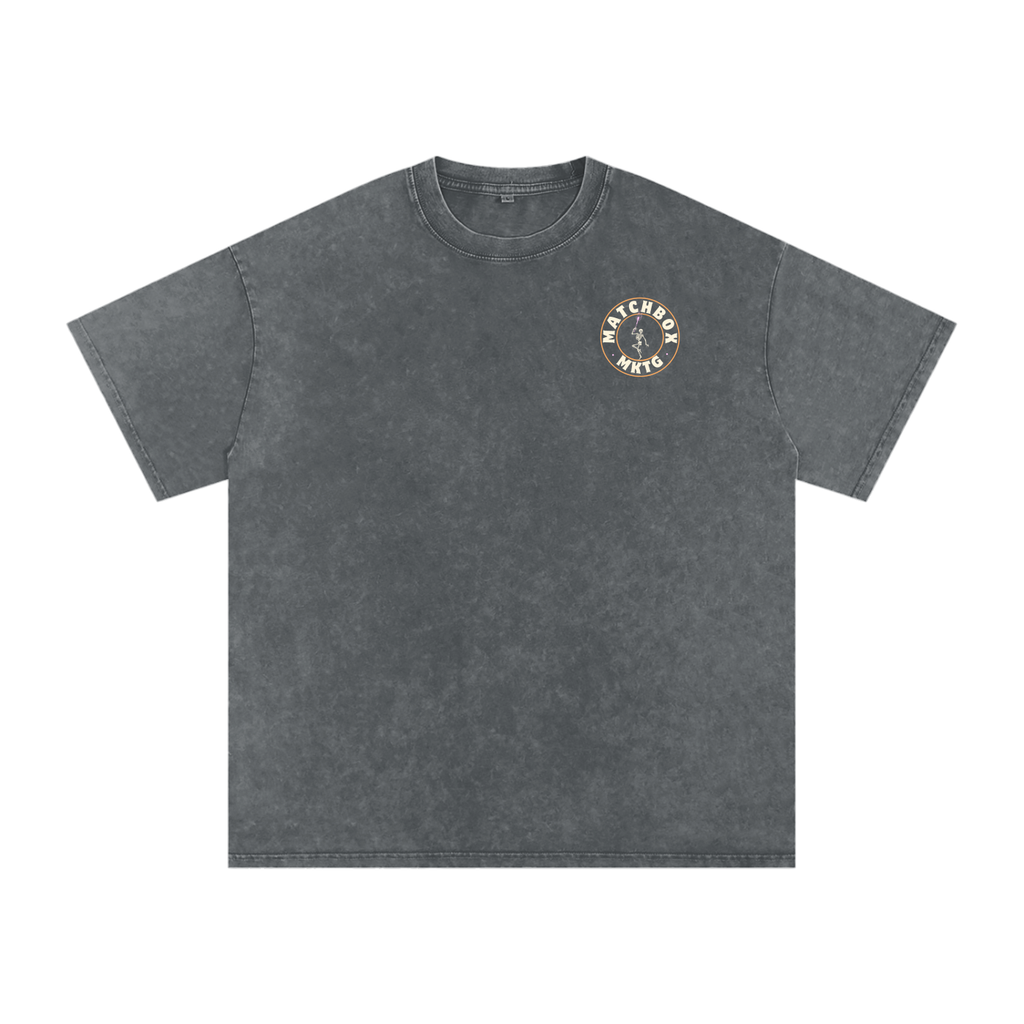 Matchbox Marketing Original • Snow Washed Oversized Cotton T-Shirt