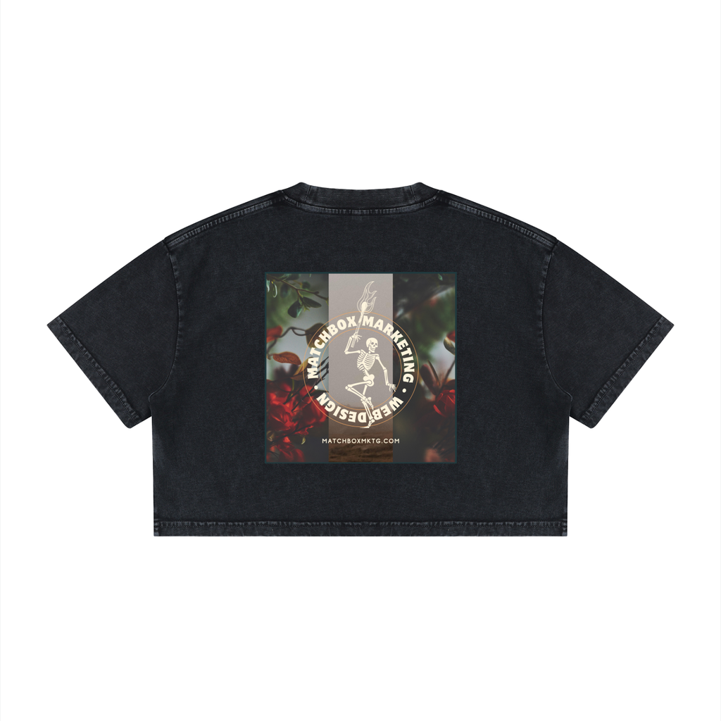 Moody Board • Matchbox Mineral Wash Cotton Crop Top