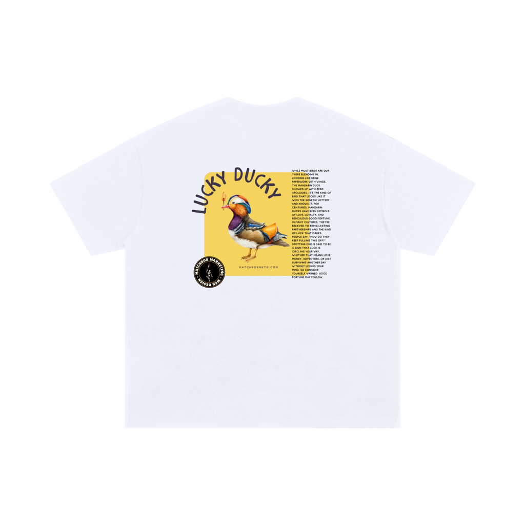 Lucky Ducky • Unisex Oversized Cotton T-Shirt