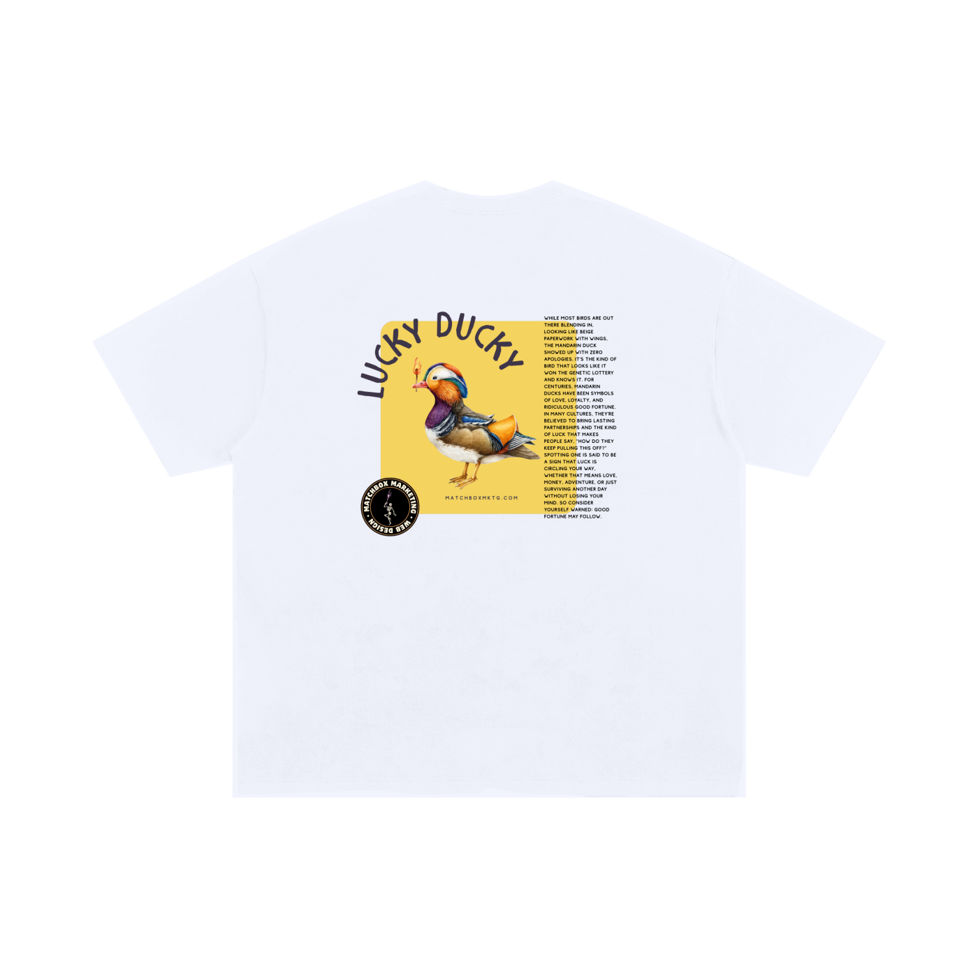 Lucky Ducky • Unisex Oversized Cotton T-Shirt